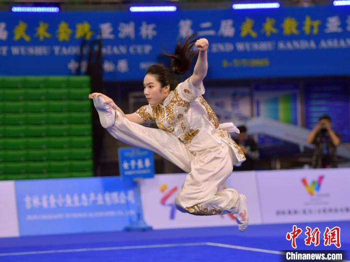 第一届武术套路亚洲杯在吉林松原拉开帷幕 中国